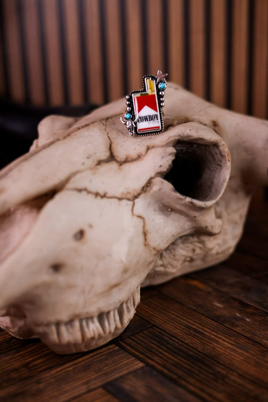 Cowboy Killer Adjustable Cuff Ring - Whiskey Skies - SNOWING WEST