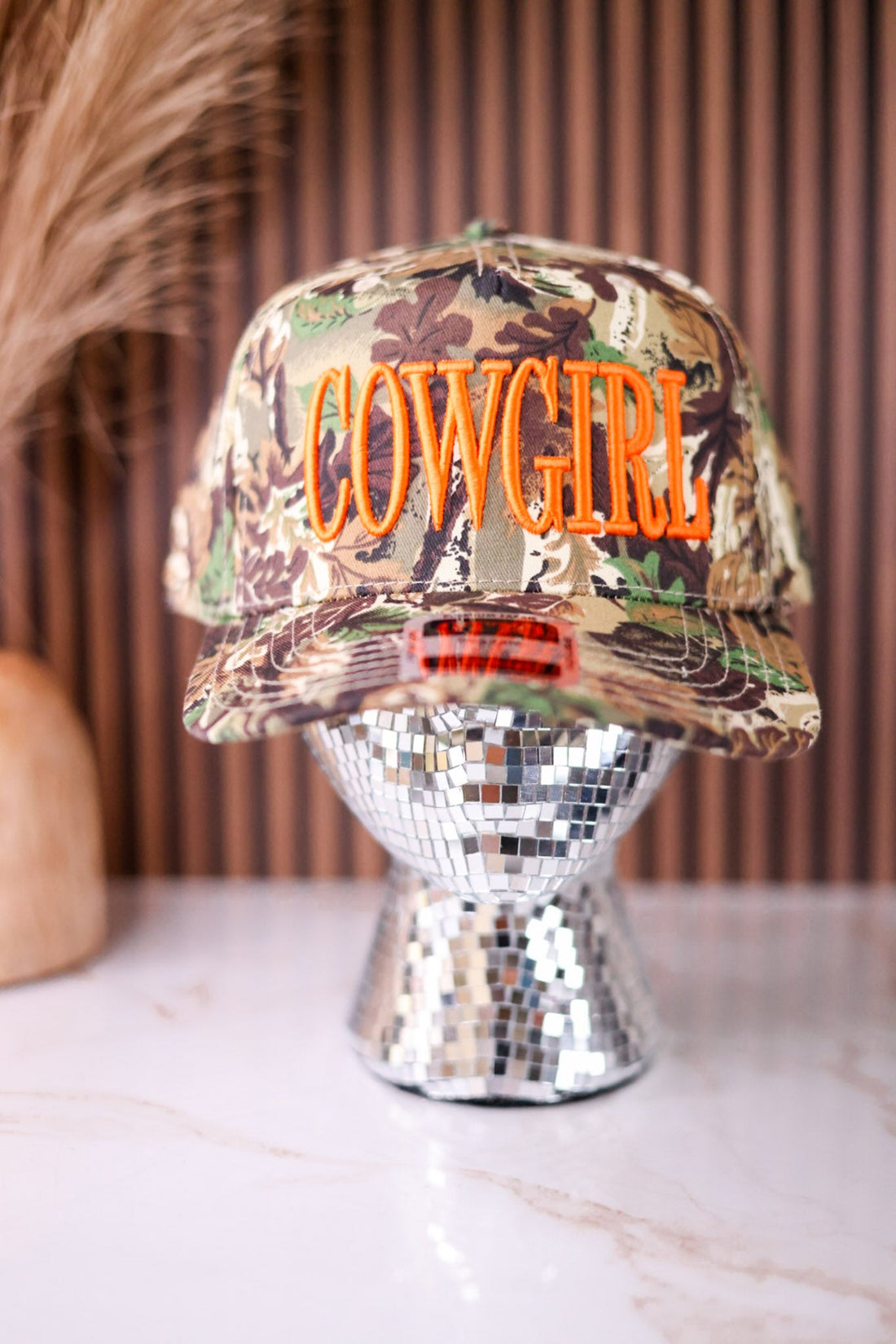 "Cowgirl" Camo Snapback Trucker Hat - Whiskey Skies - TIPSY RODEO