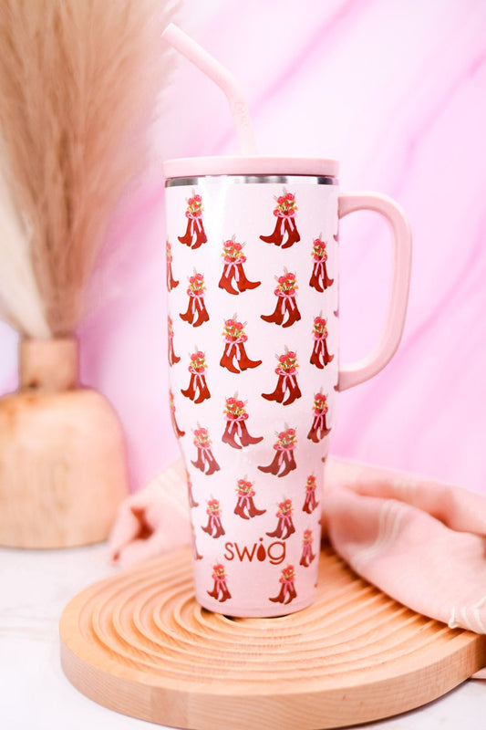 Cowgirl Coquette 40oz Mega Mug - Whiskey Skies - SWIG LIFE
