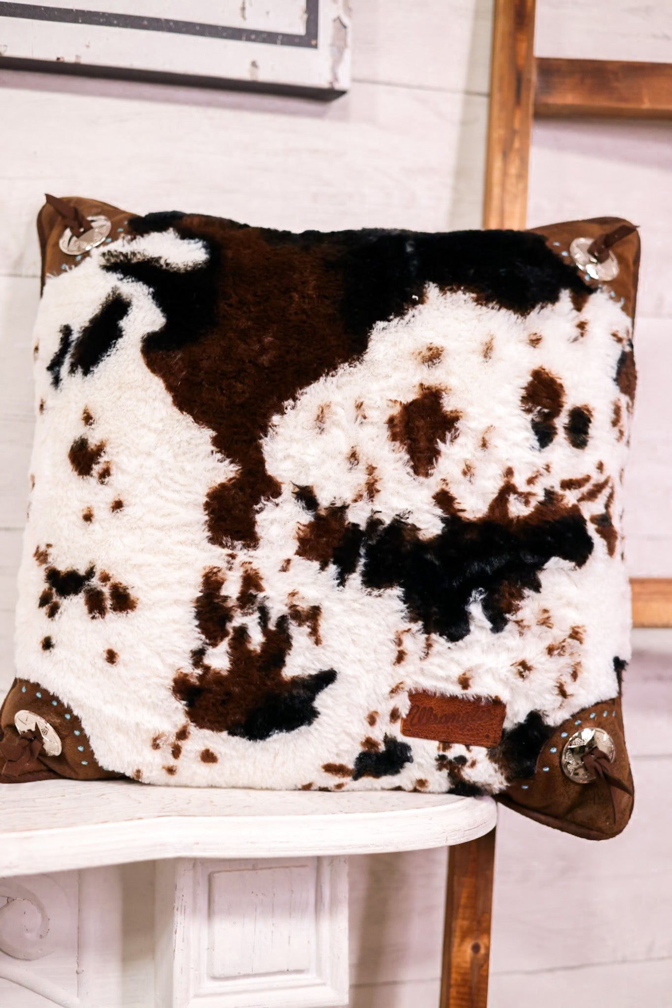 Cowhide Corner Pillow - Whiskey Skies - CARSTEN'S ENTERPRISES INC.