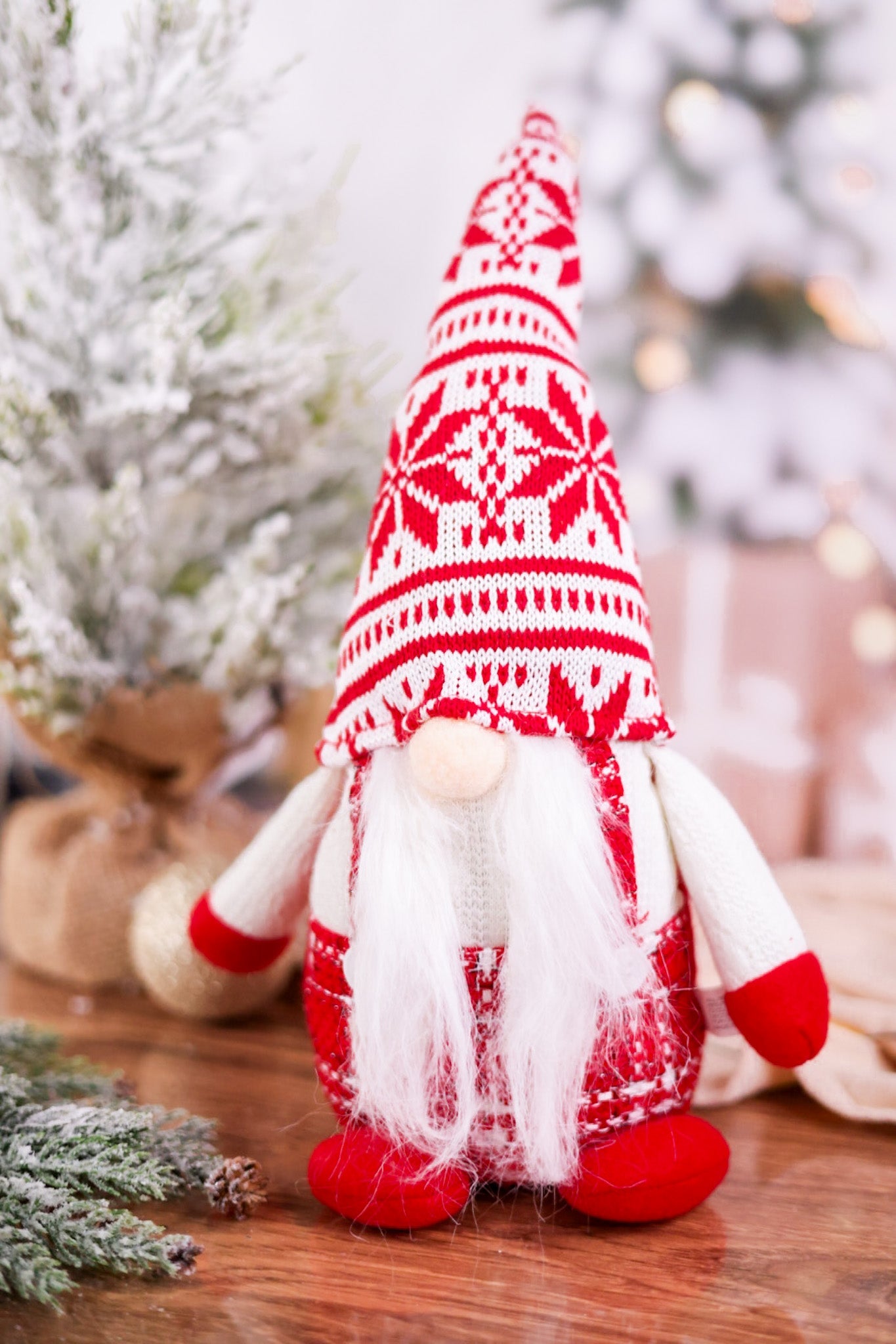 Cozy Christmas Pajama Plush Gnomes (2 Styles) - Whiskey Skies - SPECIAL T IMPORTS INC