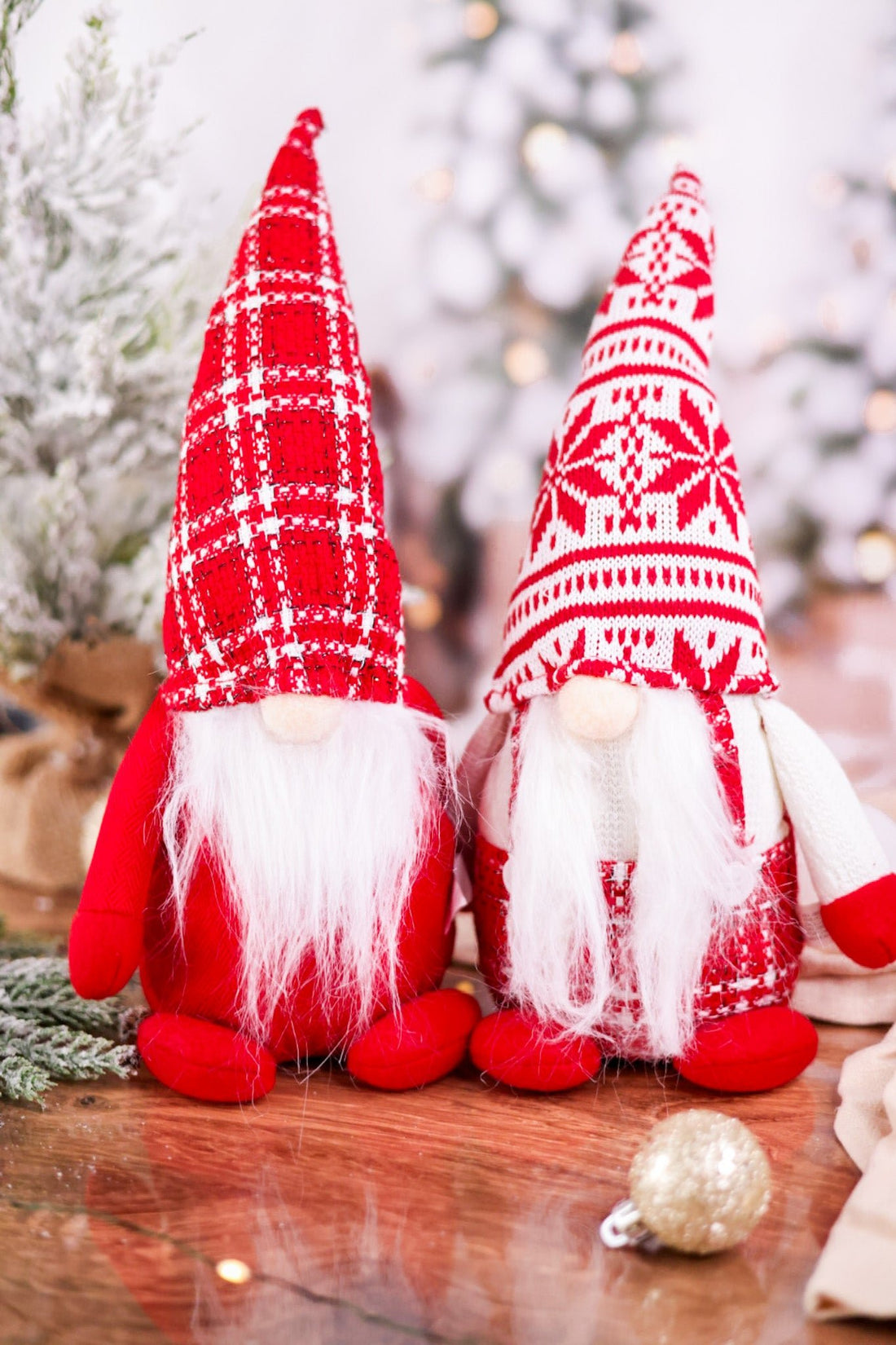 Cozy Christmas Pajama Plush Gnomes (2 Styles) - Whiskey Skies - SPECIAL T IMPORTS INC