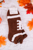 Cozy Football Ankle Socks - Whiskey Skies - CRESCENT SOCK COMPANY