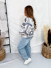 Cozy Lavender & Gray Knit Tie Front Cardigan - Whiskey Skies - DAVI & DANI
