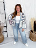 Cozy Lavender & Gray Knit Tie Front Cardigan - Whiskey Skies - DAVI & DANI