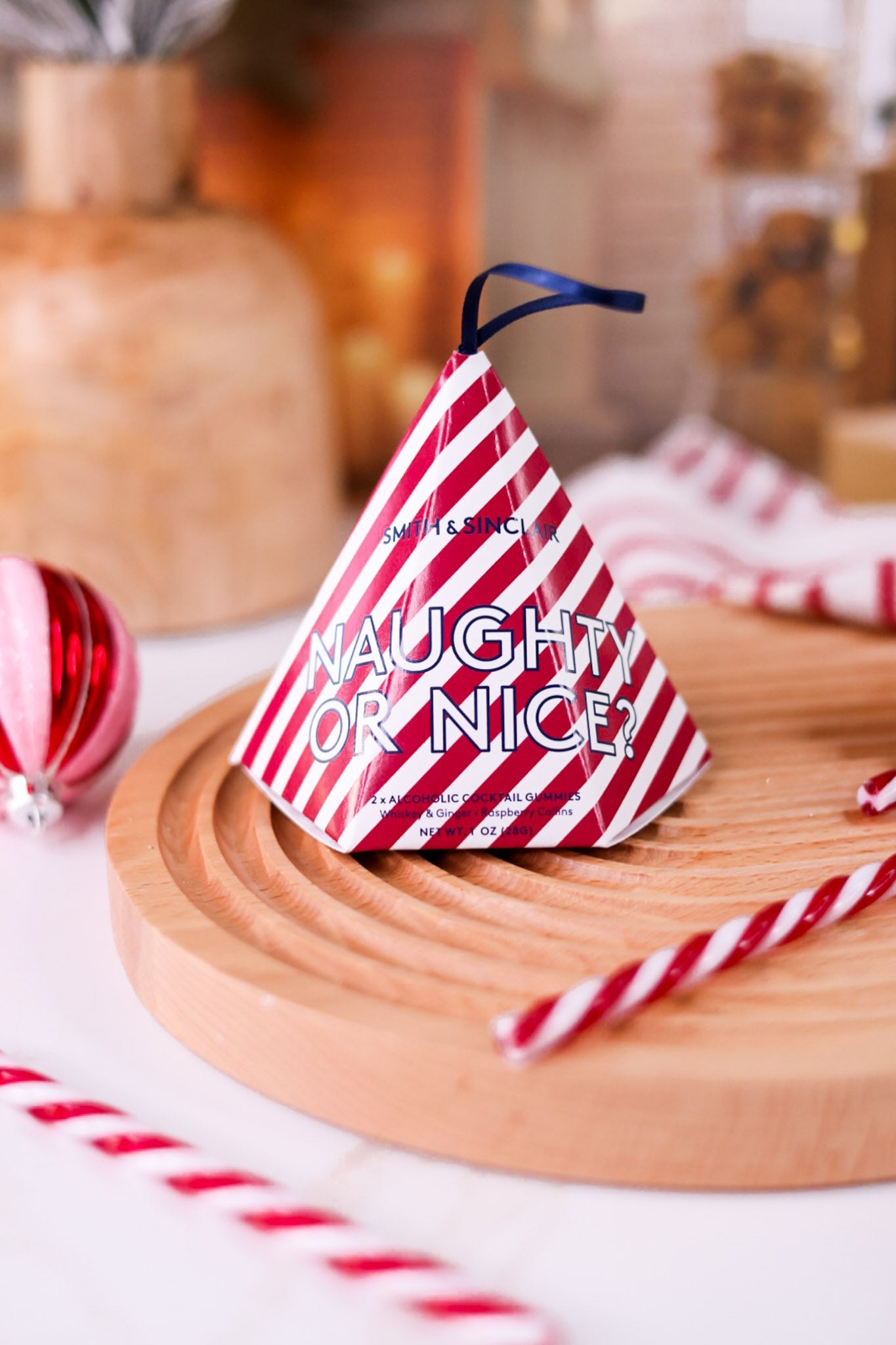 Craft Cocktail Gummies In Holiday Ornament Boxes (3 Styles) - Whiskey Skies - SMITH & SINCLAIR