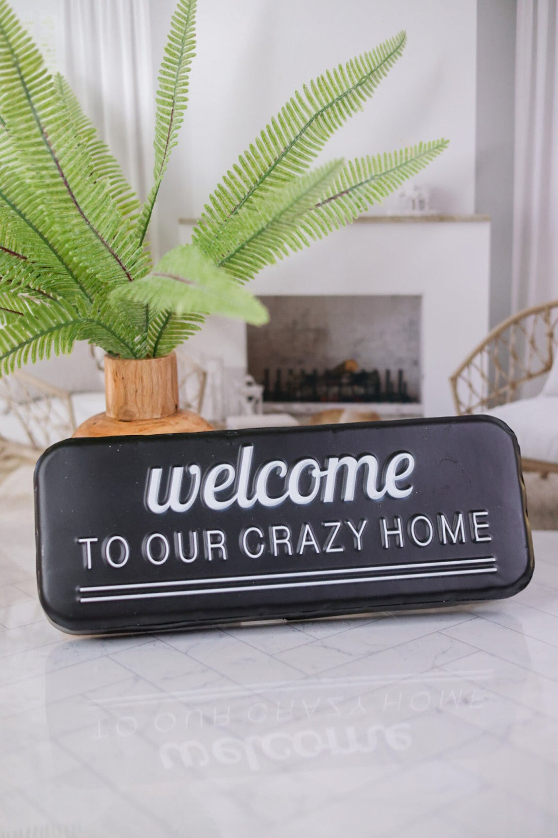 Crazy House Signs (3 Styles) - Whiskey Skies - SPECIAL T IMPORTS INC