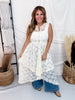 Cream Lace Button Front Duster With High-Low Hemline - Whiskey Skies - DAVI & DANI