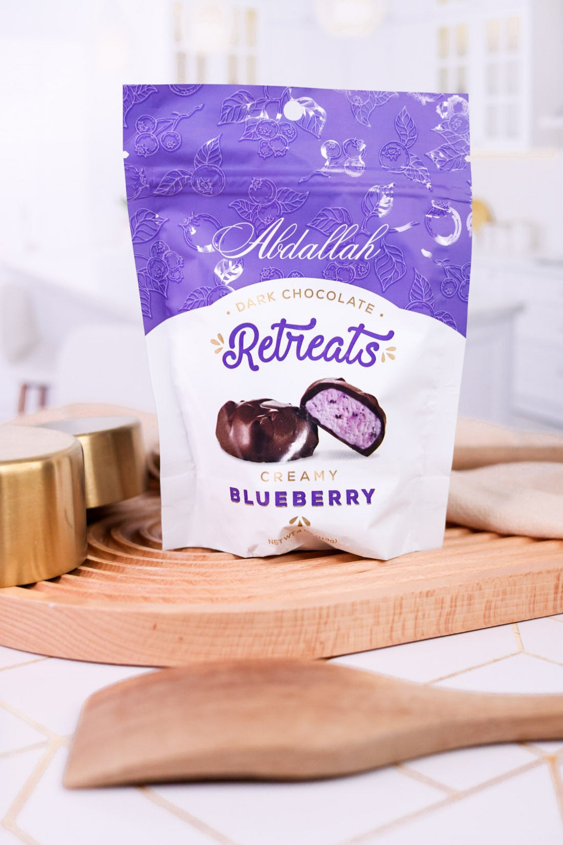 Creamy Blueberry Dark Chocolate Retreats - Whiskey Skies - ABDALLAH CANDIES