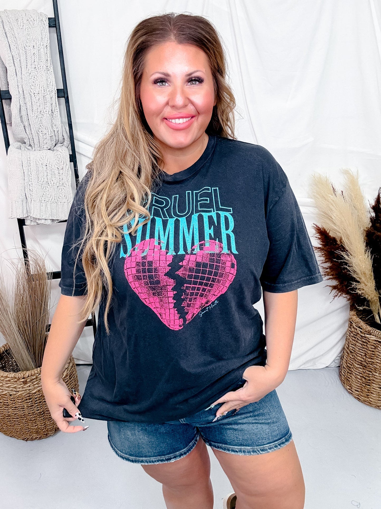Cruel Summer Graphic T-Shirt - Whiskey Skies - STATED BRANDS
