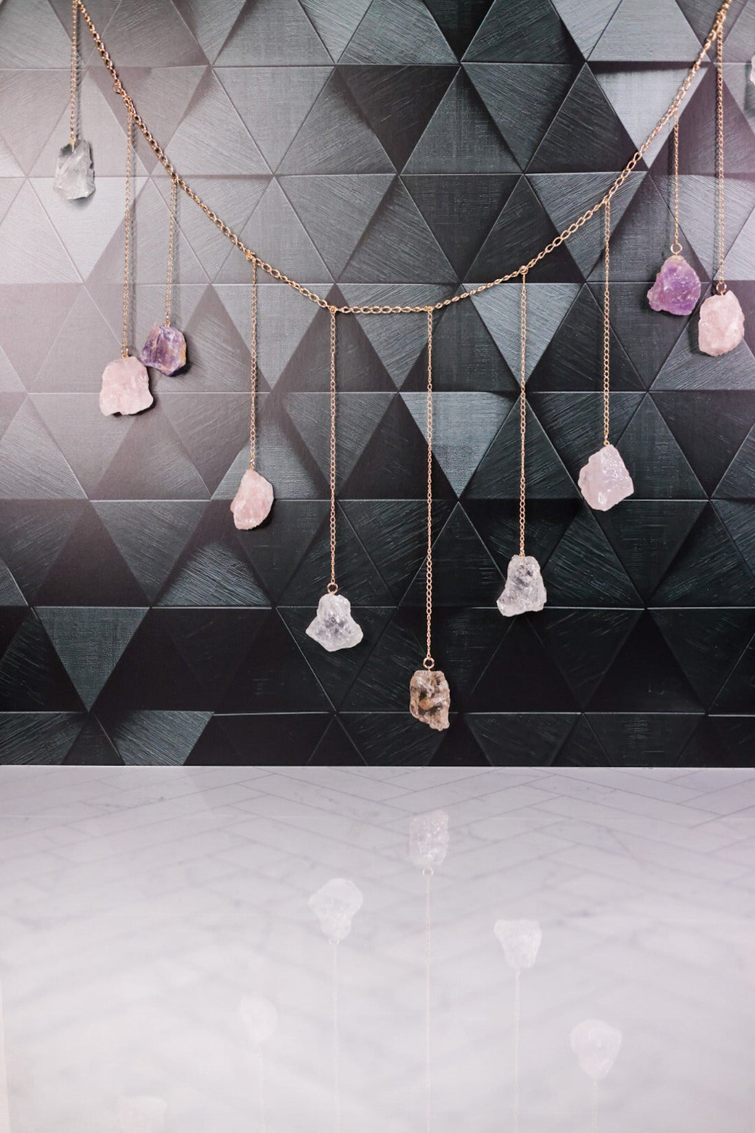 Crystalline Wall Banner - Whiskey Skies - GEO CENTRAL