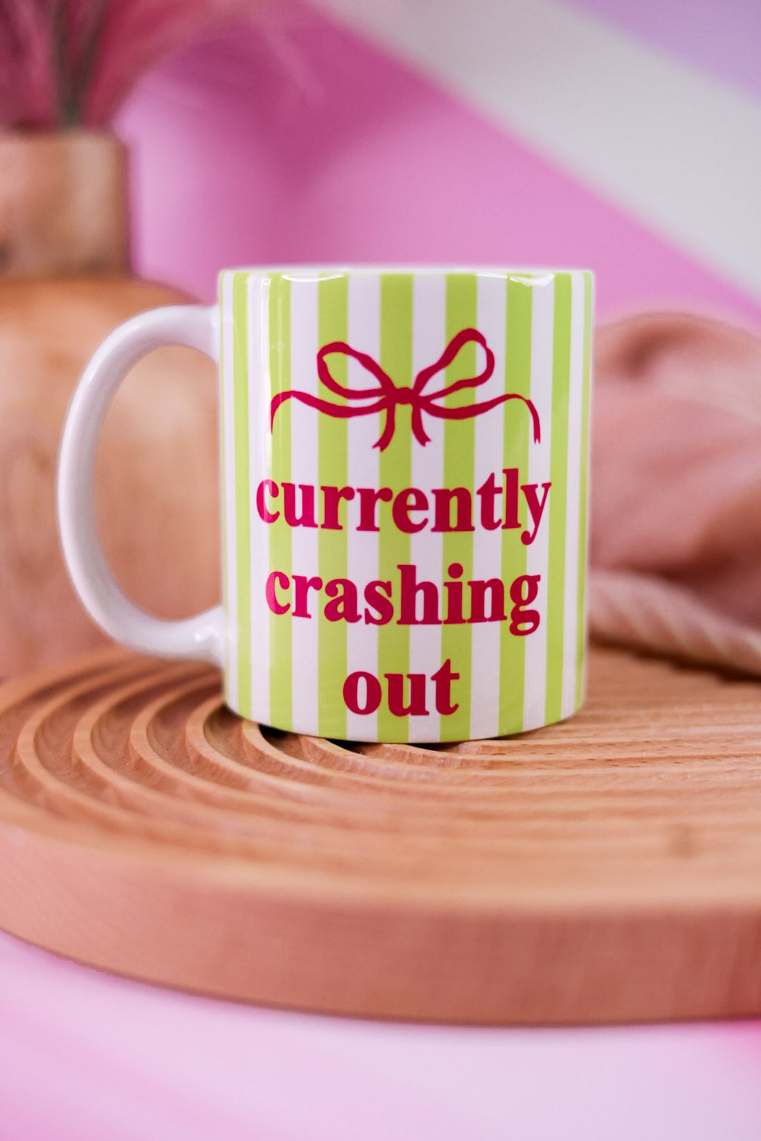 Currently Crashing Out Ceramic Mug - Whiskey Skies - MUGSBY