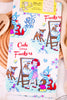 Cute Little Fuckers Dish Towel - Whiskey Skies - BLUE Q