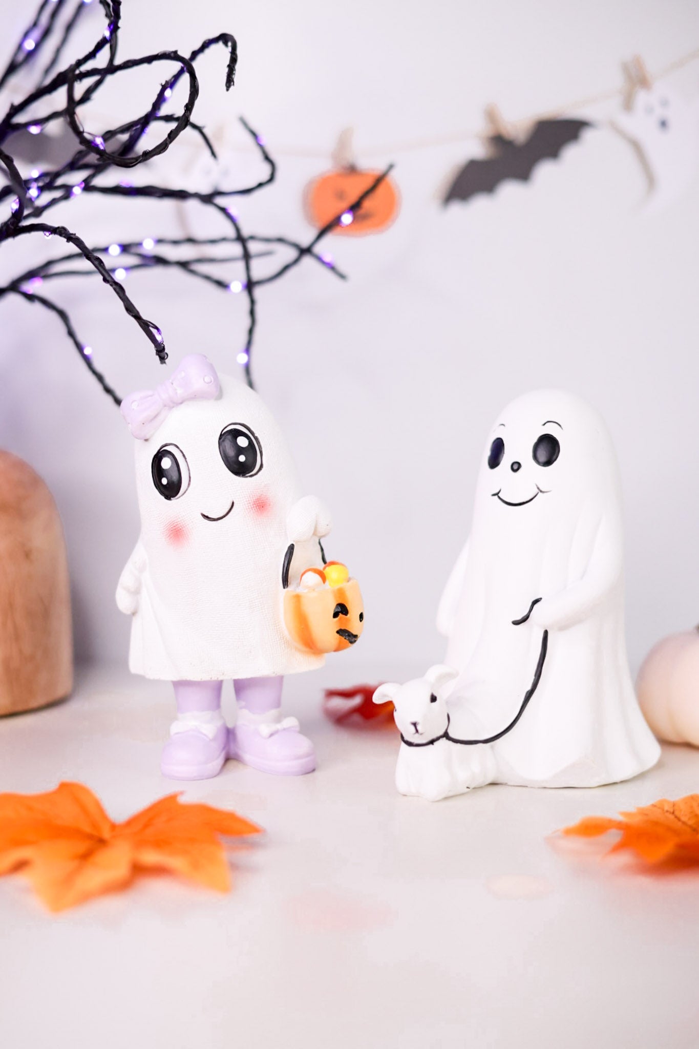 Cute Resin Ghost Figurines (2 Styles) - Whiskey Skies - SPECIAL T IMPORTS INC