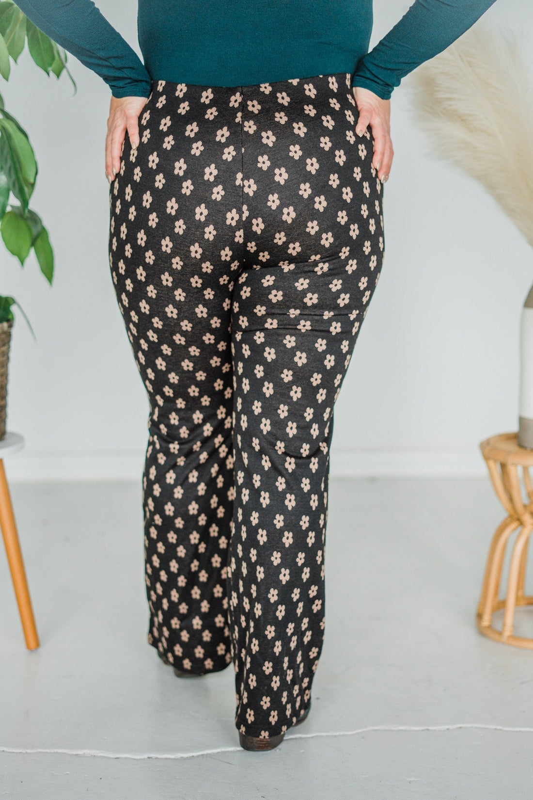 Daisy Wide Leg Pant - Whiskey Skies - POLAGRAM + BAEVELY