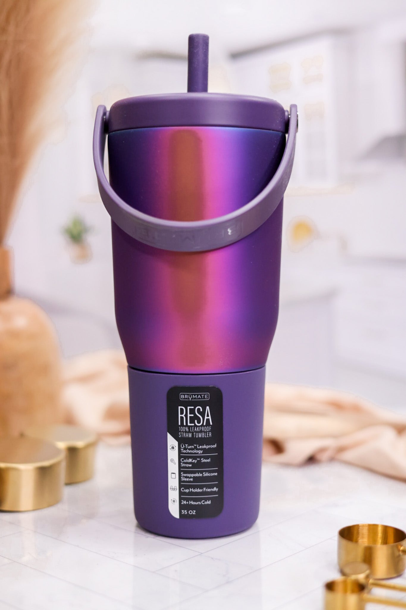 Dark Aura 35oz Resa Tumbler - Whiskey Skies