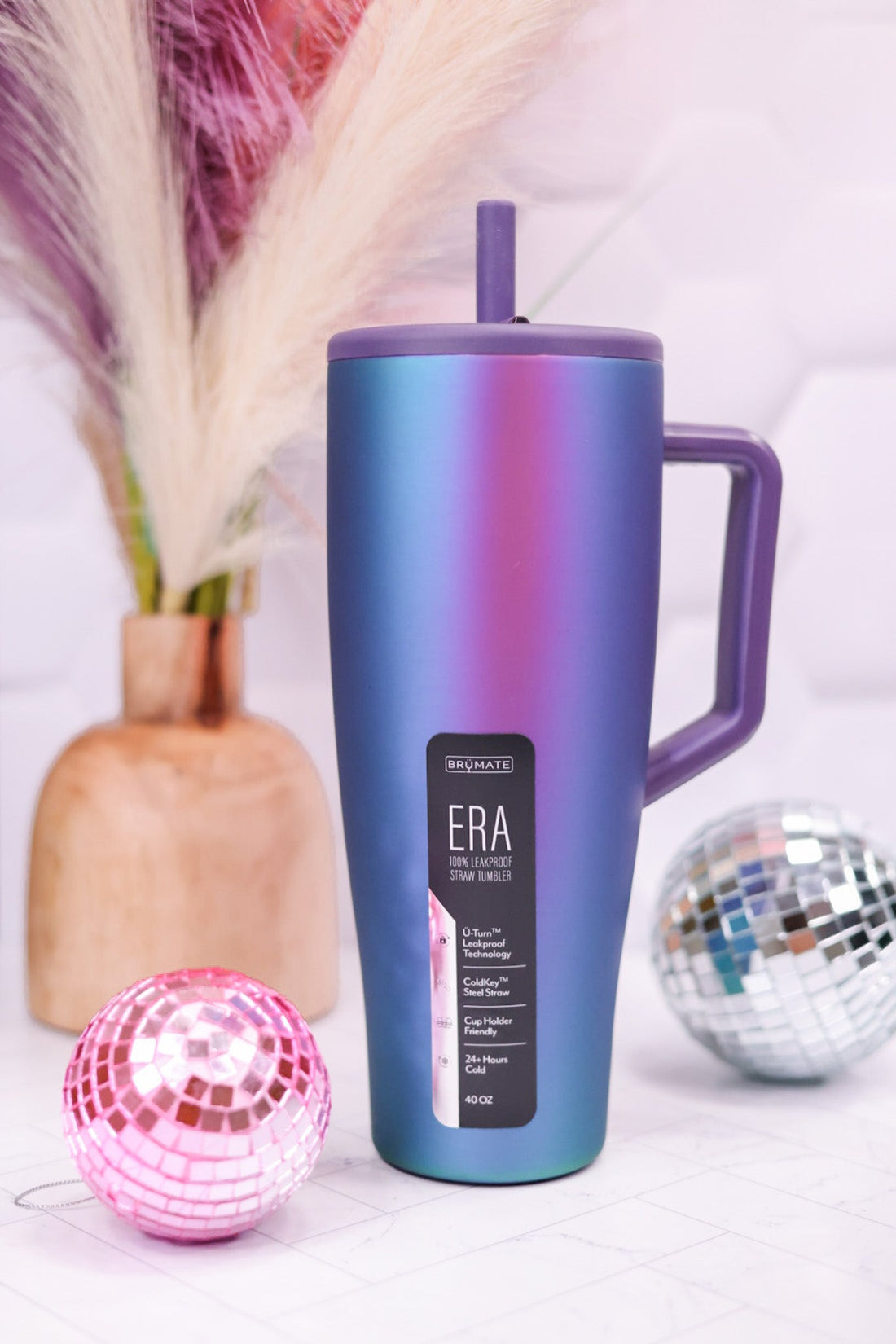 Dark Aura 40oz Era Tumbler - Whiskey Skies - BRUMATE