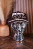 Dark Brown Wrangler "Trail Boss" Trucker Hat - Whiskey Skies - CAPX