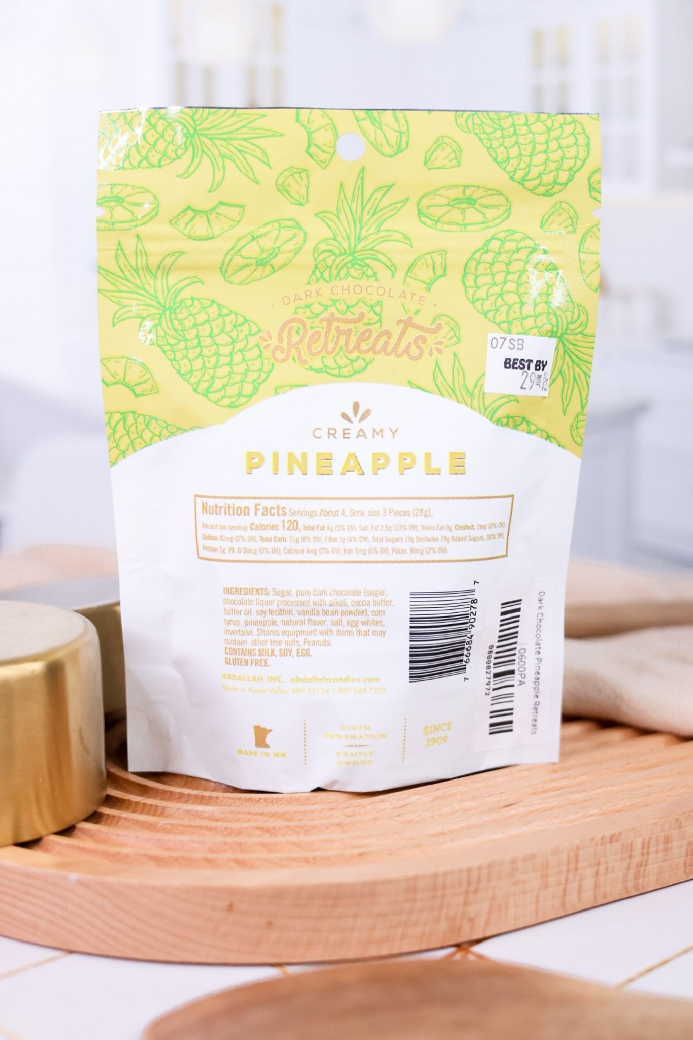 Dark Chocolate Pineapple Retreats - Whiskey Skies - ABDALLAH CANDIES