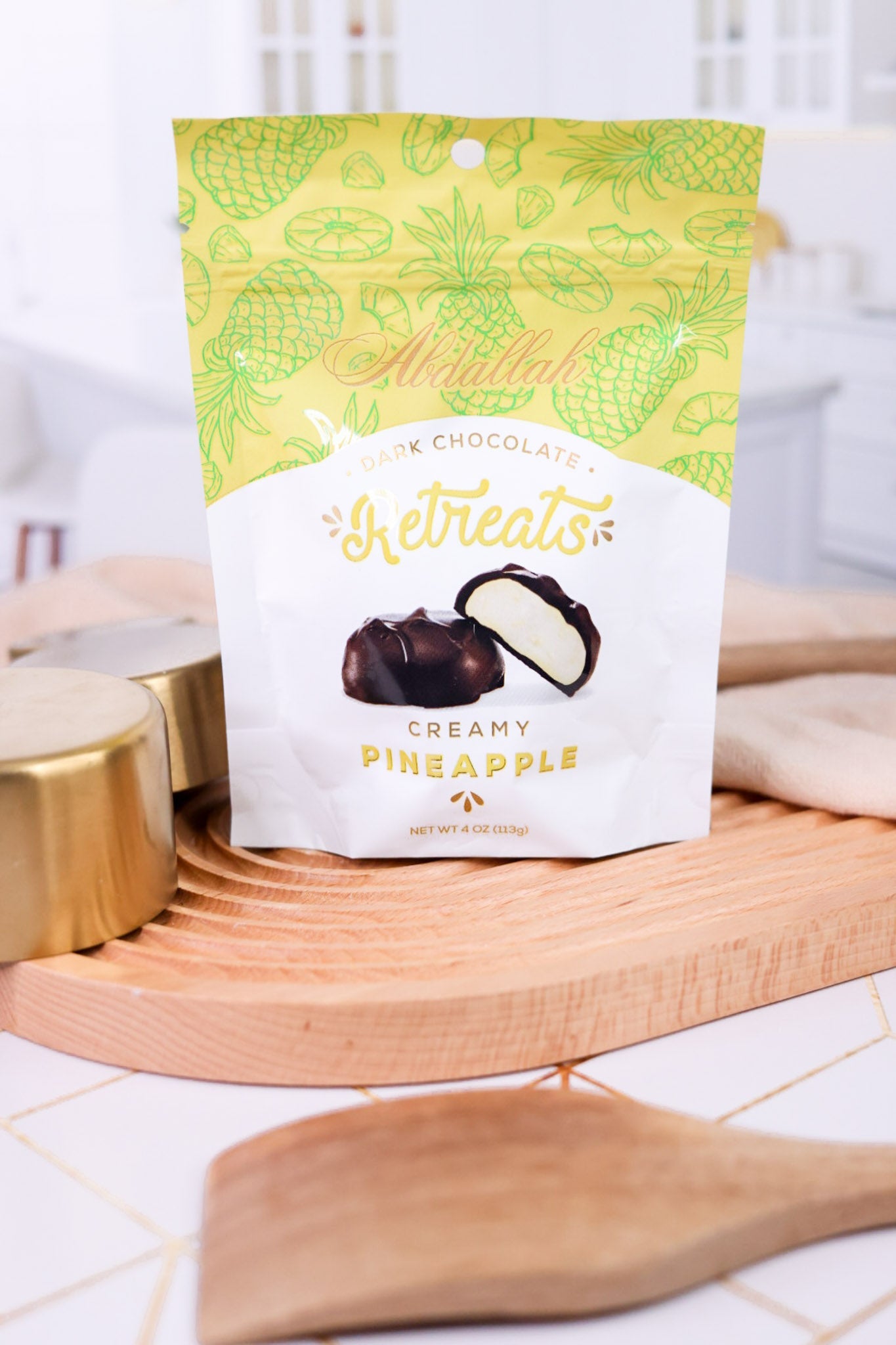 Dark Chocolate Pineapple Retreats - Whiskey Skies - ABDALLAH CANDIES