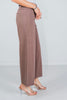 Dark Mocha Magic Wide Cropped Pants - Whiskey Skies - DEAR SCARLETT