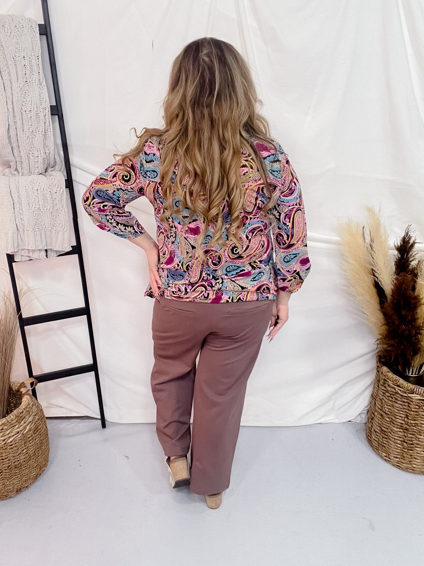 Dark Mocha Magic Wide Cropped Pants - Whiskey Skies - DEAR SCARLETT