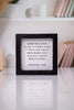 Dark Places Wood Framed Sign - Whiskey Skies - ADAMS & CO