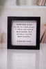 Dark Places Wood Framed Sign - Whiskey Skies - ADAMS & CO