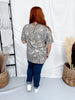 "Darlin" Short Sleeve Camouflage Print Tee - Whiskey Skies - SOUTHERN BLISS COMPANY