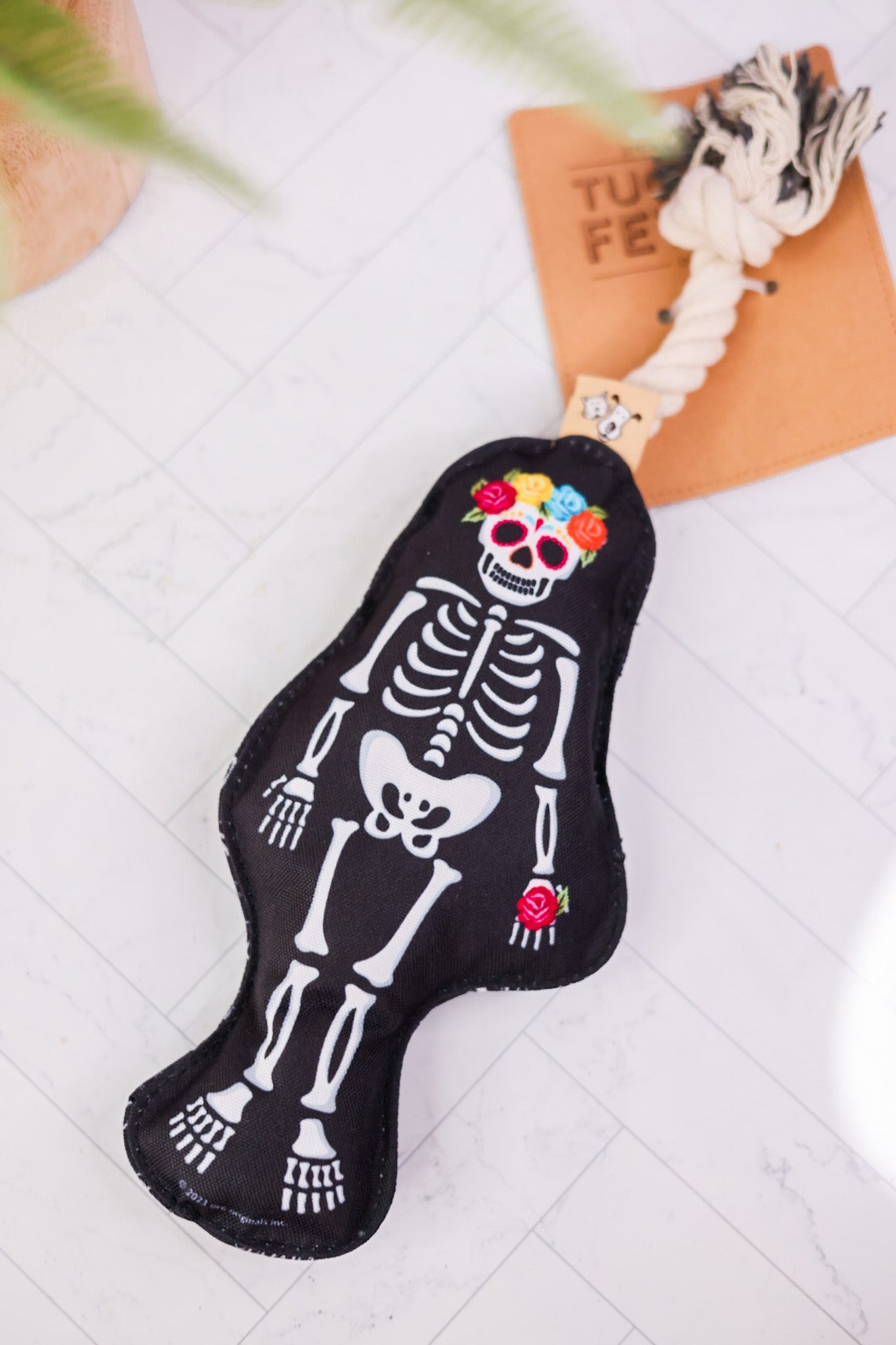 Day of the Dead Skeleton Rope Dog Toy - Whiskey Skies - ORE ORIGINALS