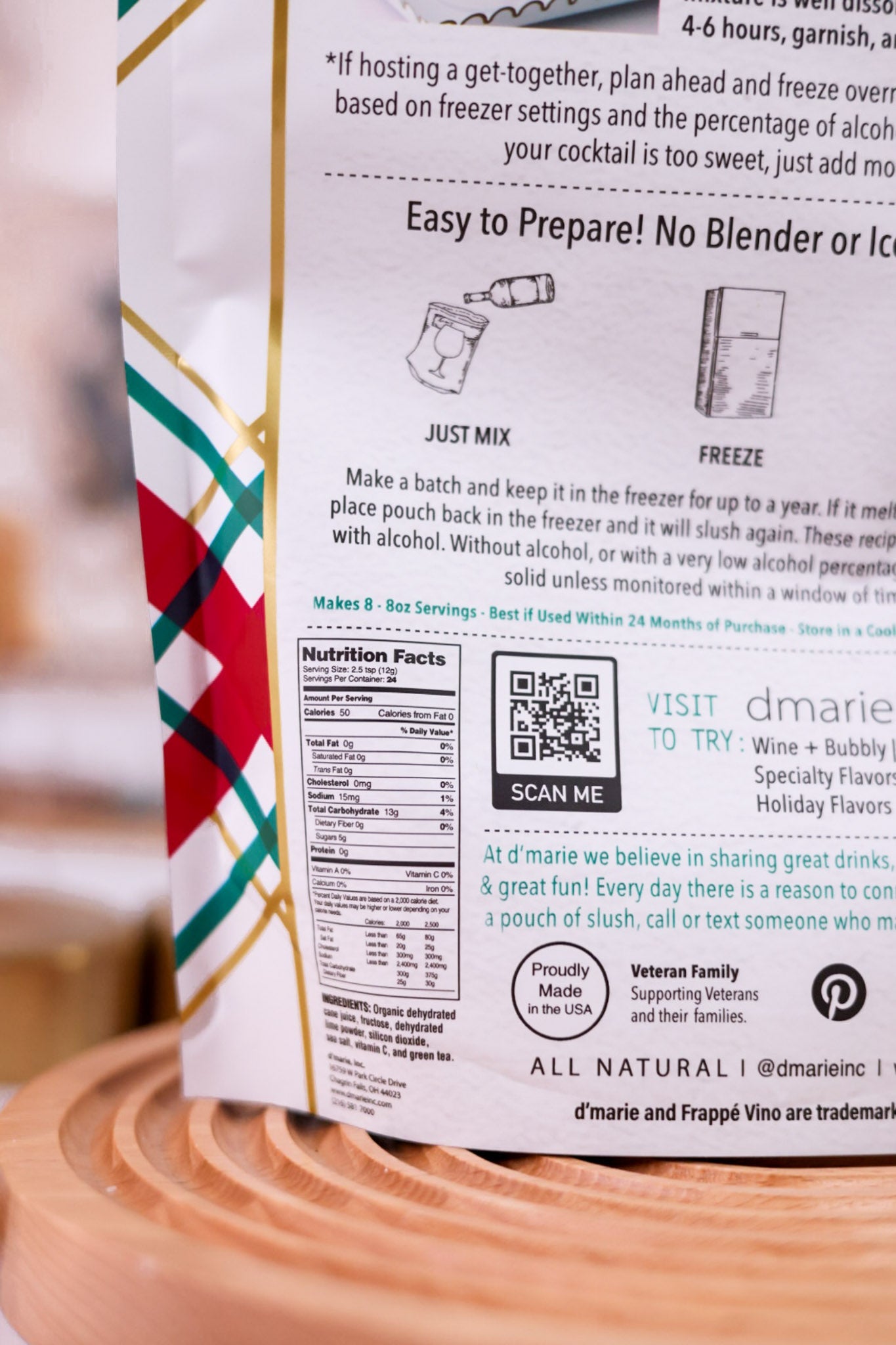 Days of Christmas Slushy Mixes (14 Flavors) - Whiskey Skies - D'MARIE, INC