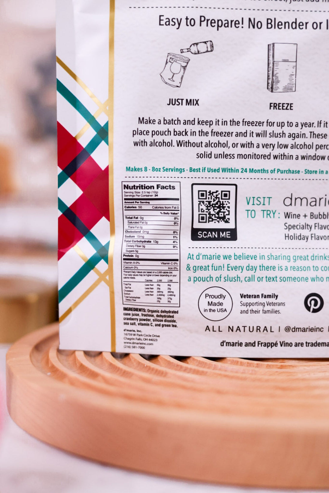 Days of Christmas Slushy Mixes (14 Flavors) - Whiskey Skies - D'MARIE, INC