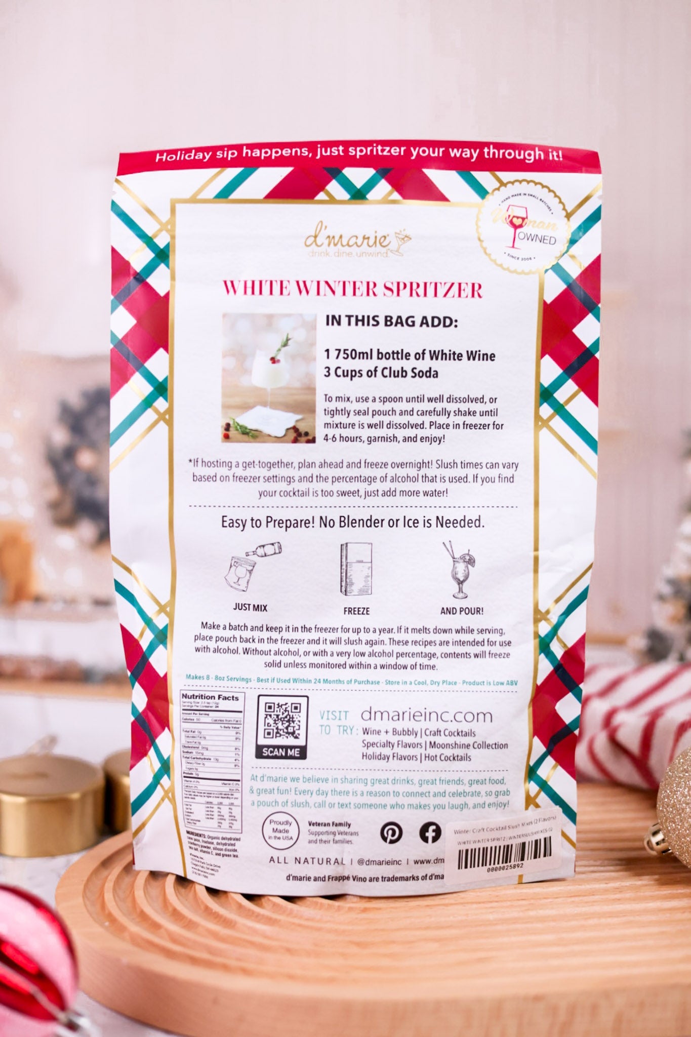 Days of Christmas Slushy Mixes (14 Flavors) - Whiskey Skies - D'MARIE, INC