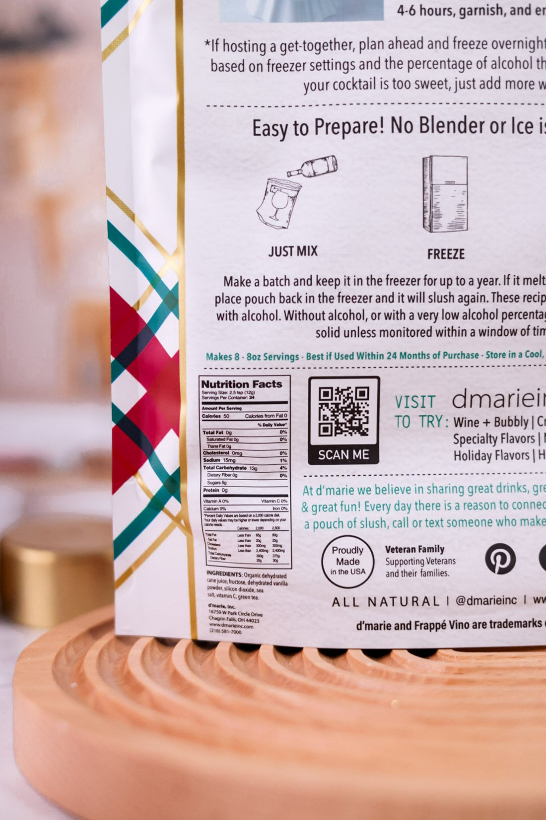 Days of Christmas Slushy Mixes (14 Flavors) - Whiskey Skies - D'MARIE, INC