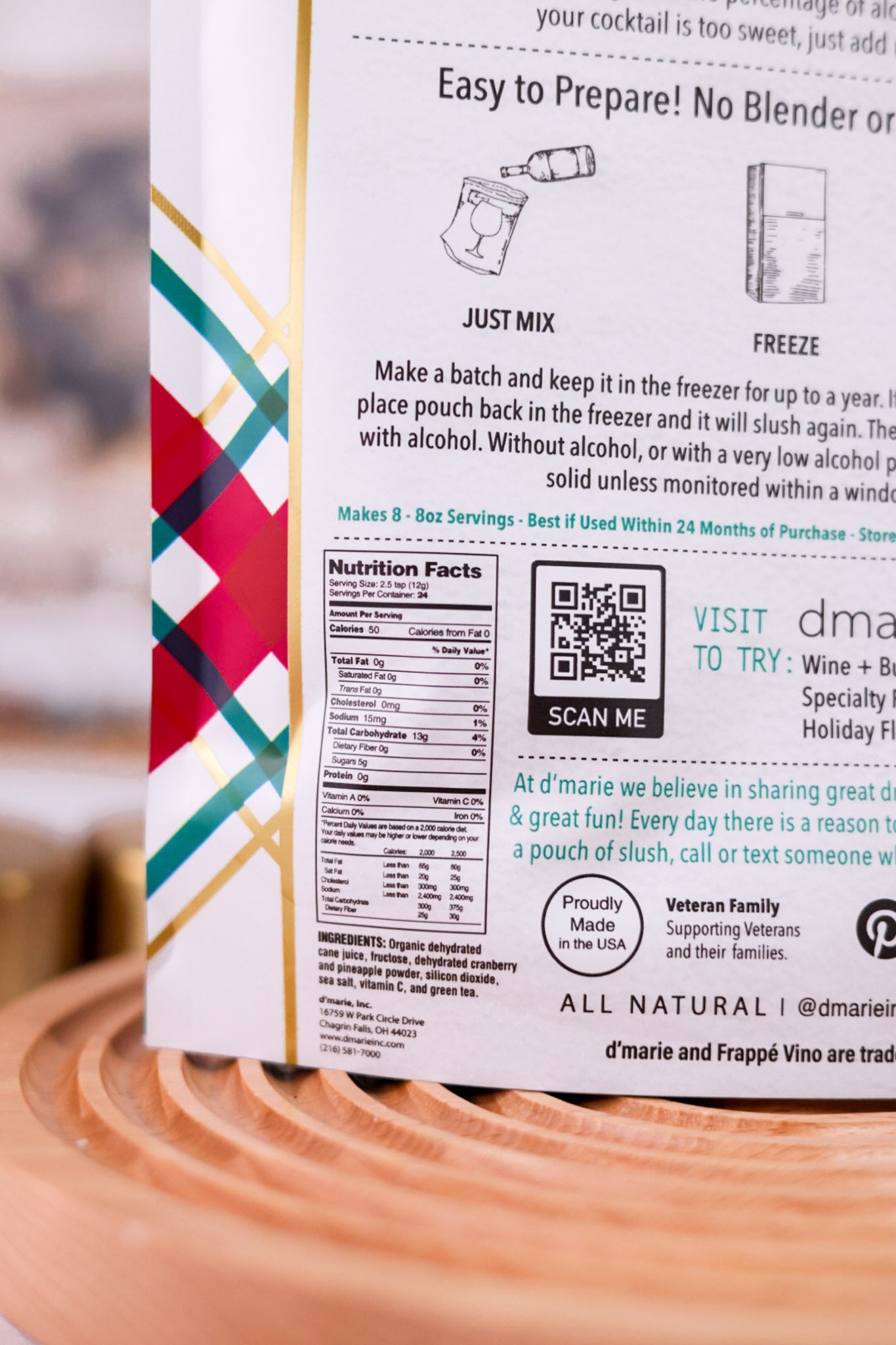 Days of Christmas Slushy Mixes (14 Flavors) - Whiskey Skies - D'MARIE, INC