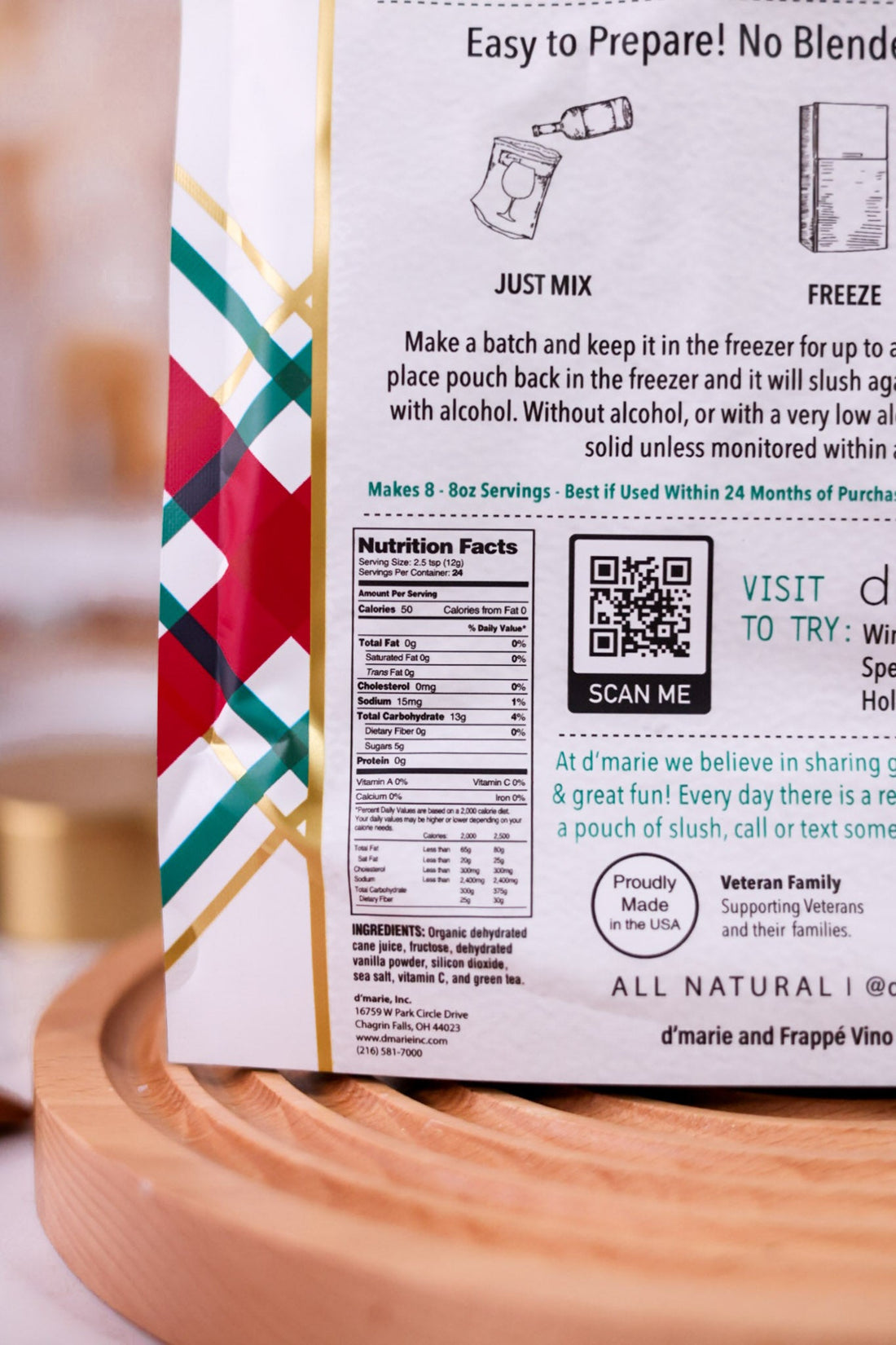 Days of Christmas Slushy Mixes (14 Flavors) - Whiskey Skies - D'MARIE, INC