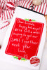 Dear Friends Happy Holidays Christmas Kitchen Towel - Whiskey Skies - KAY DEE DESIGNS