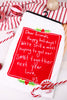 Dear Friends Happy Holidays Christmas Kitchen Towel - Whiskey Skies - KAY DEE DESIGNS