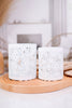 Decorative Metal Cups with Daisy Cutouts - Whiskey Skies - WT COLLECTION