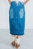 Denim Dreams Skirt with Bow Detail - Whiskey Skies - 2 FLY CO.