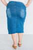 Denim Dreams Skirt with Bow Detail - Whiskey Skies - 2 FLY CO.