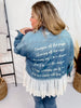 Denim Imagine Jacket - Whiskey Skies - JADED GYPSY