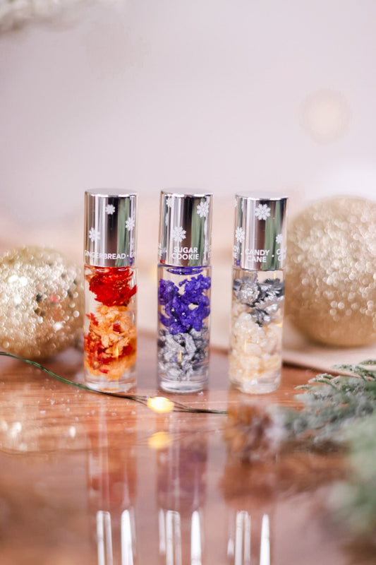 Diamond Ornament Lip Gloss Gift Set - Whiskey Skies - THE BLOOMING BRANDS