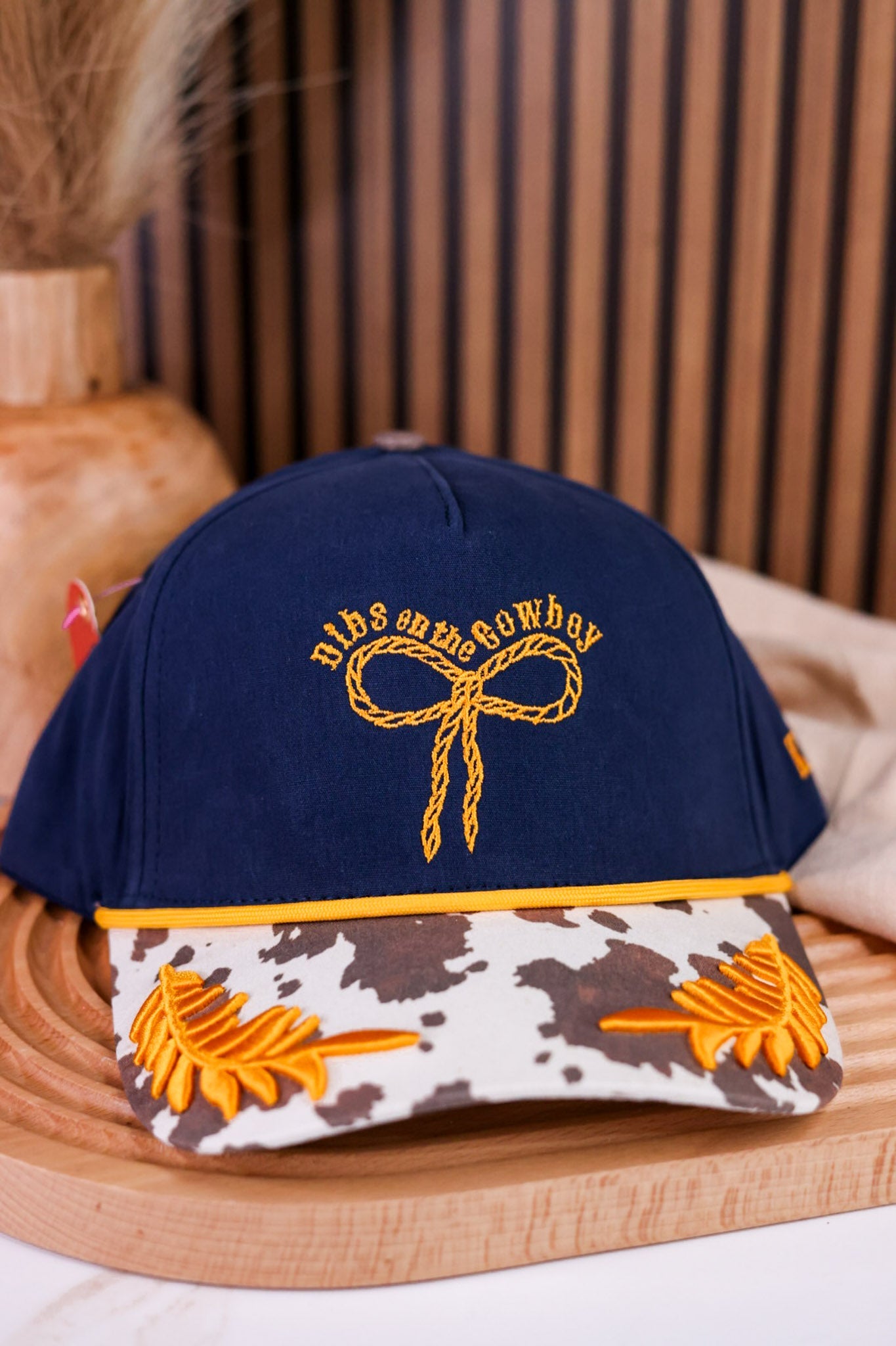 Dibs On The Cowboy Trucker Hat - Whiskey Skies - KAXI