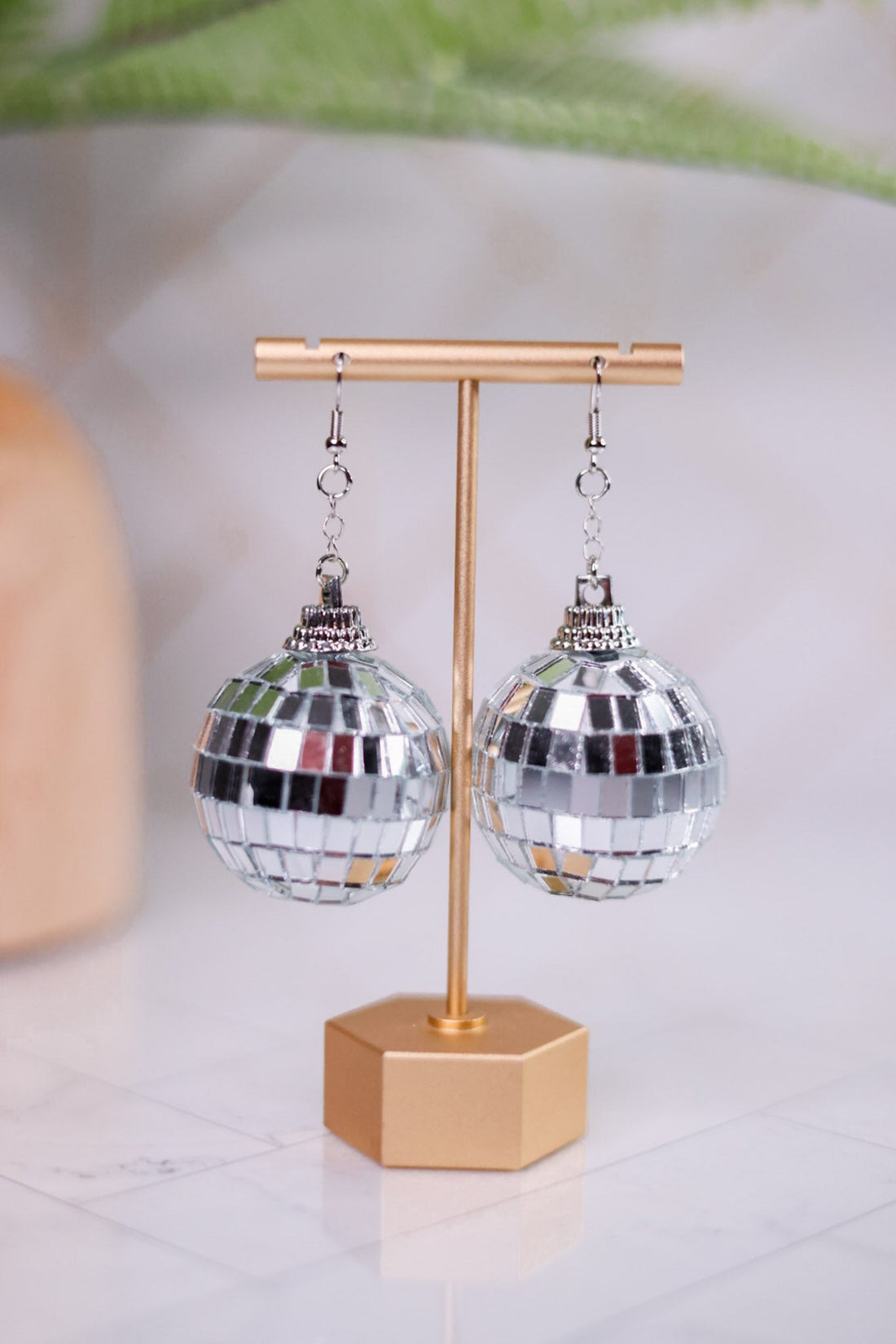 Disco Ball Earrings - Whiskey Skies - TALKING OUT OF TURN