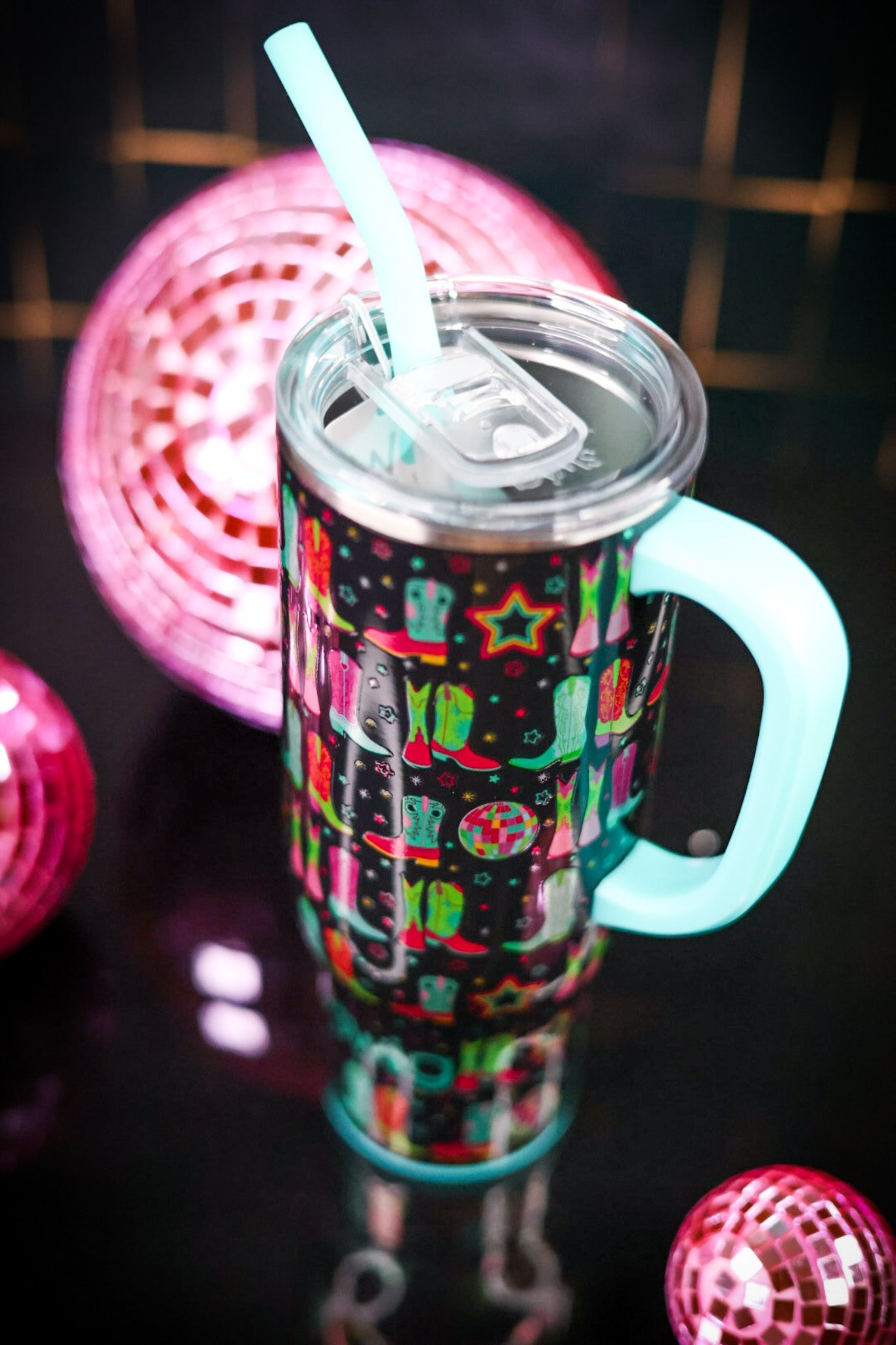 Disco Cowgirl Mega Mug (30oz) - Whiskey Skies - SWIG LIFE