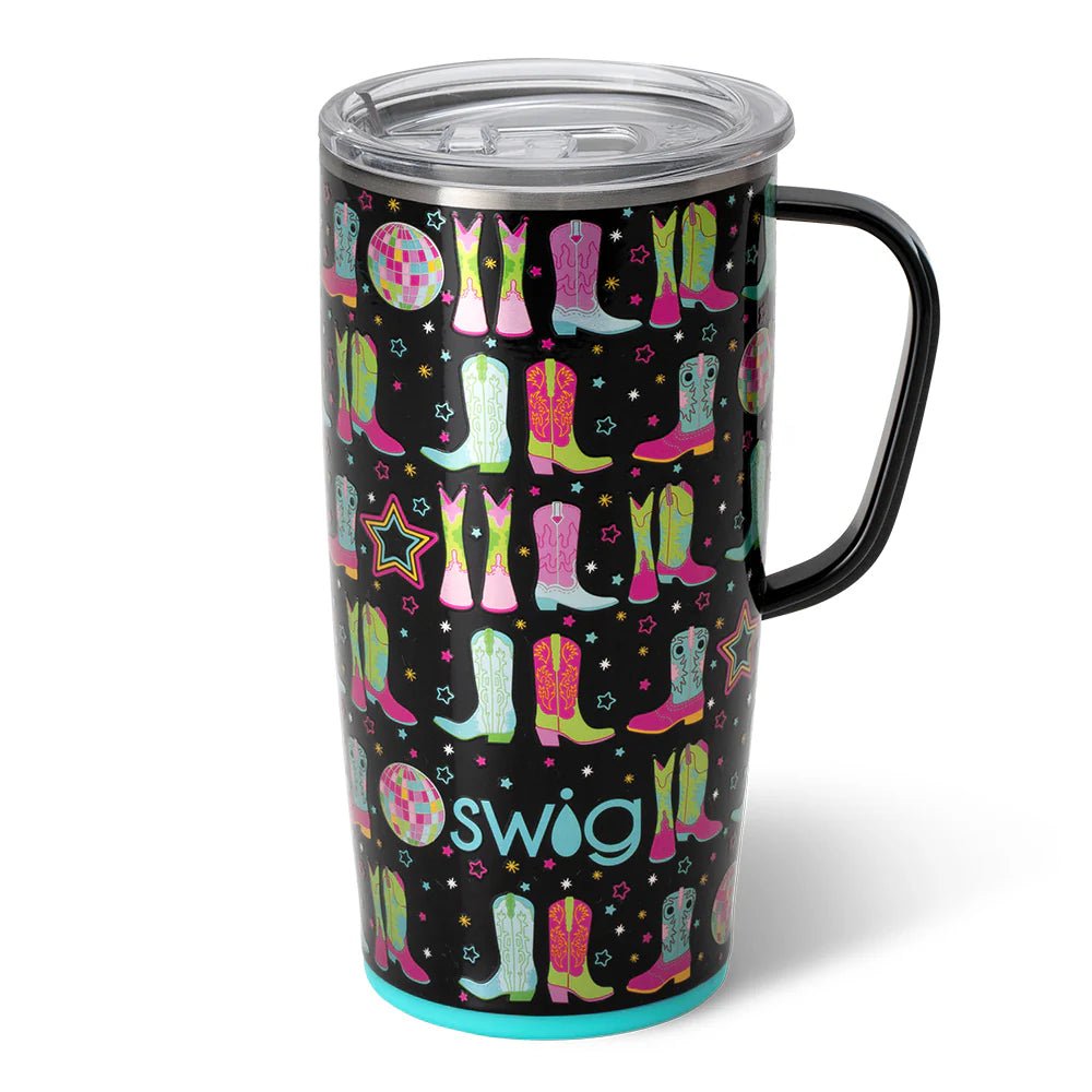 Disco Cowgirl Travel Mug (22oz) - Whiskey Skies - SWIG LIFE