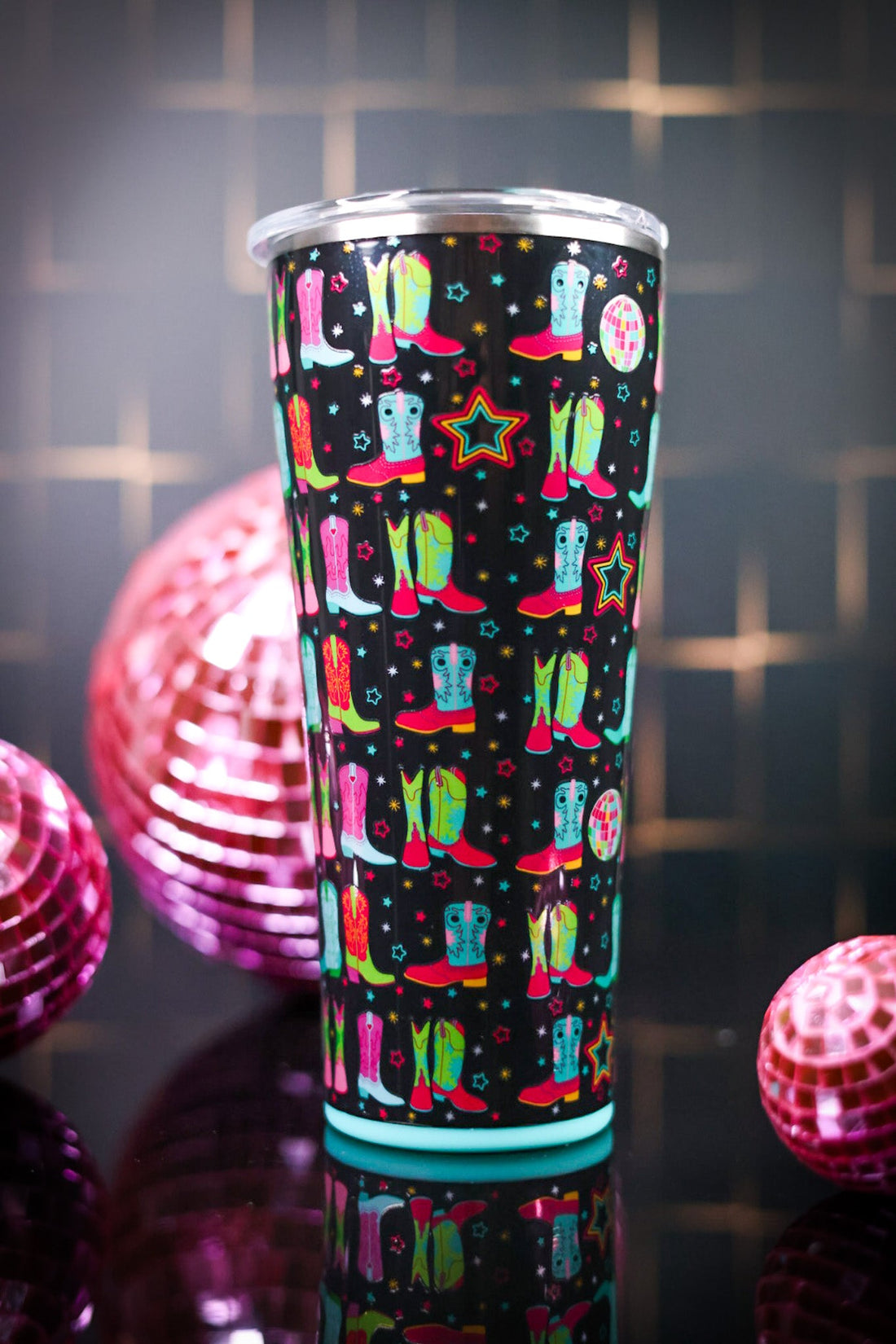 Disco Cowgirl Tumbler (32oz) - Whiskey Skies - SWIG LIFE