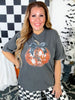 Disco Pumpkin Bow Graphic T-Shirt - Whiskey Skies - P&PD Wholesale