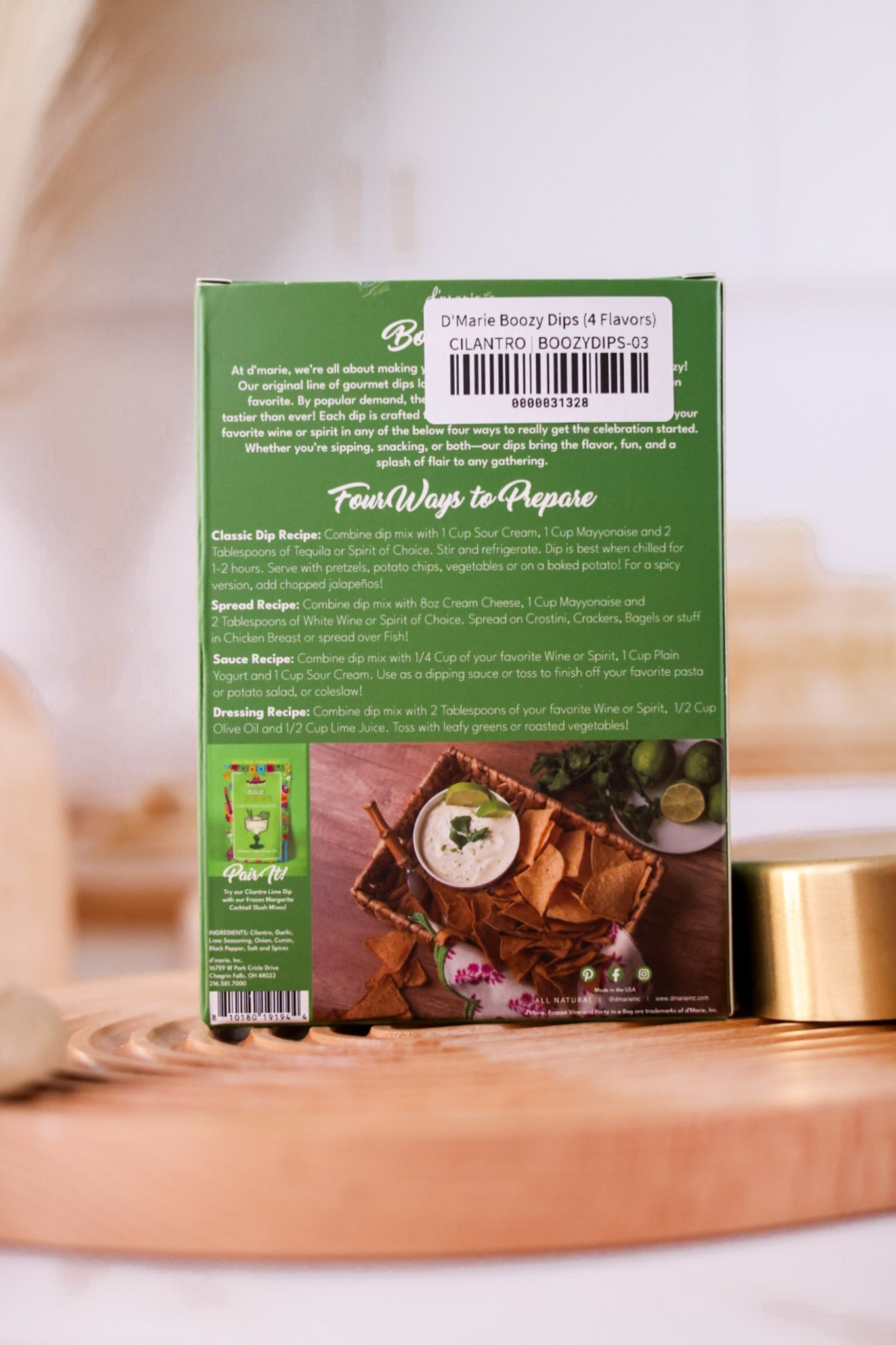 D'Marie Boozy Dips (4 Flavors) - Whiskey Skies - D'MARIE, INC